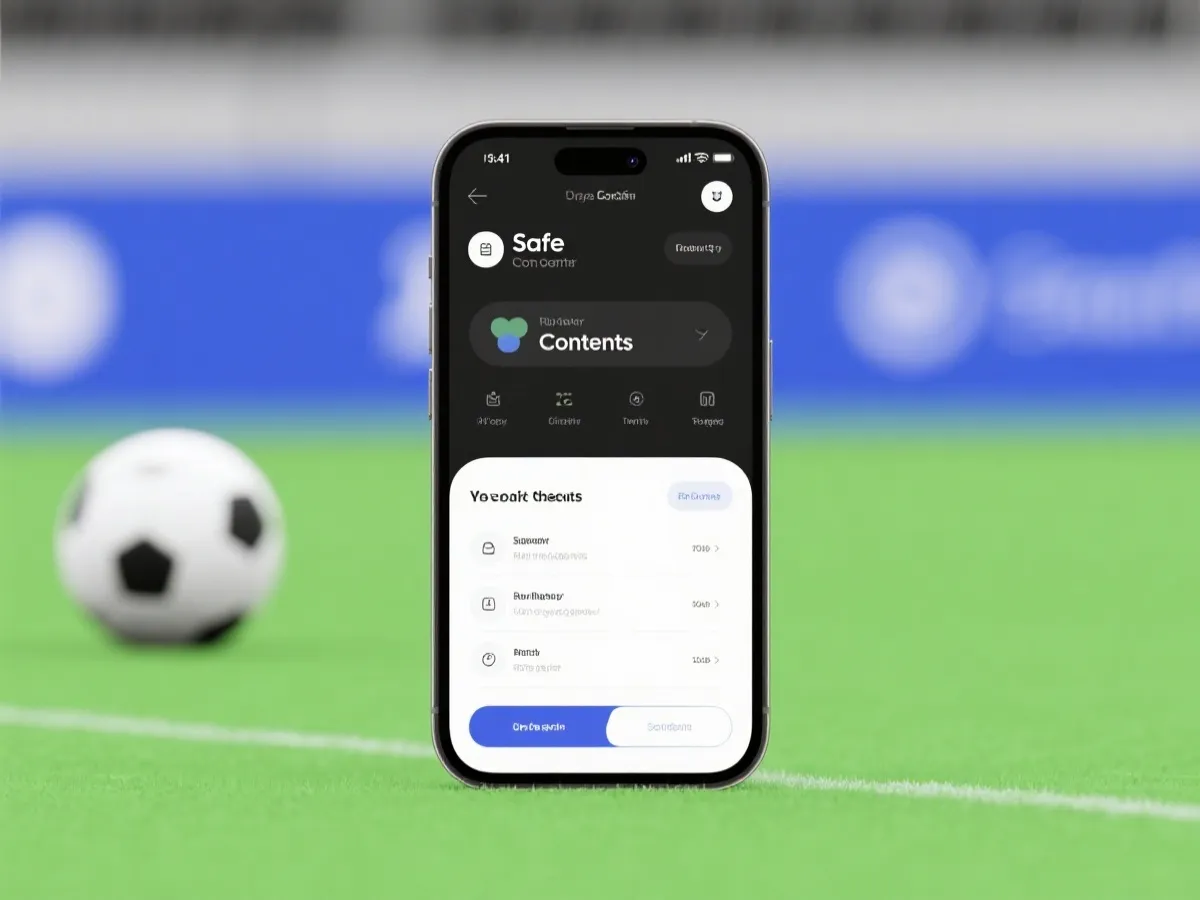 体育应用界面示例